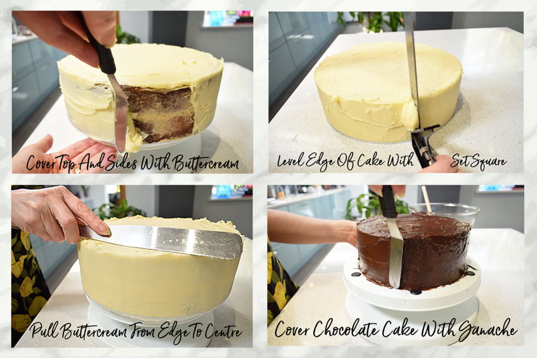 Three Tier Baby Shower Cake Step by Step Instructions 2