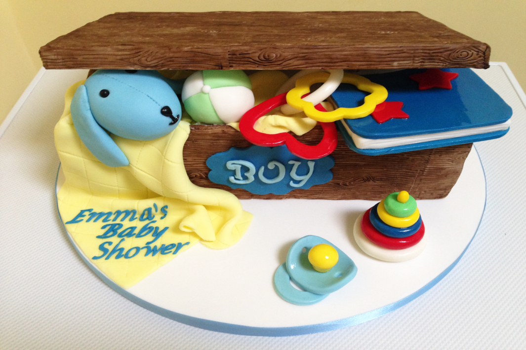 Toy Box Baby Shower Cake