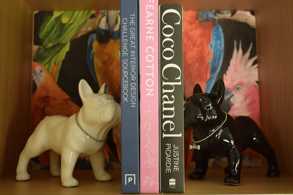 Charity Shop French Bulldog Book Ends
