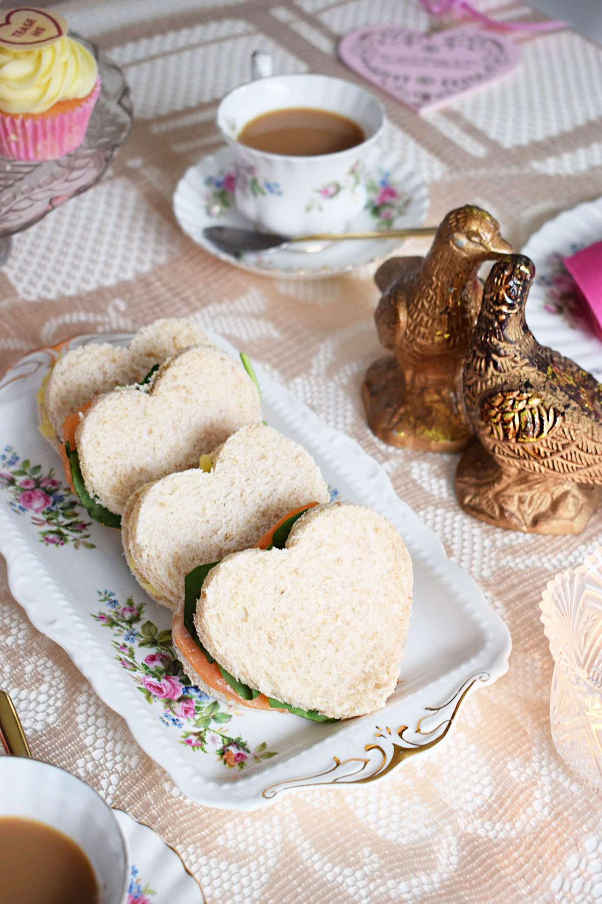 Valentine's Afternoon Tea Table Styling Ideas