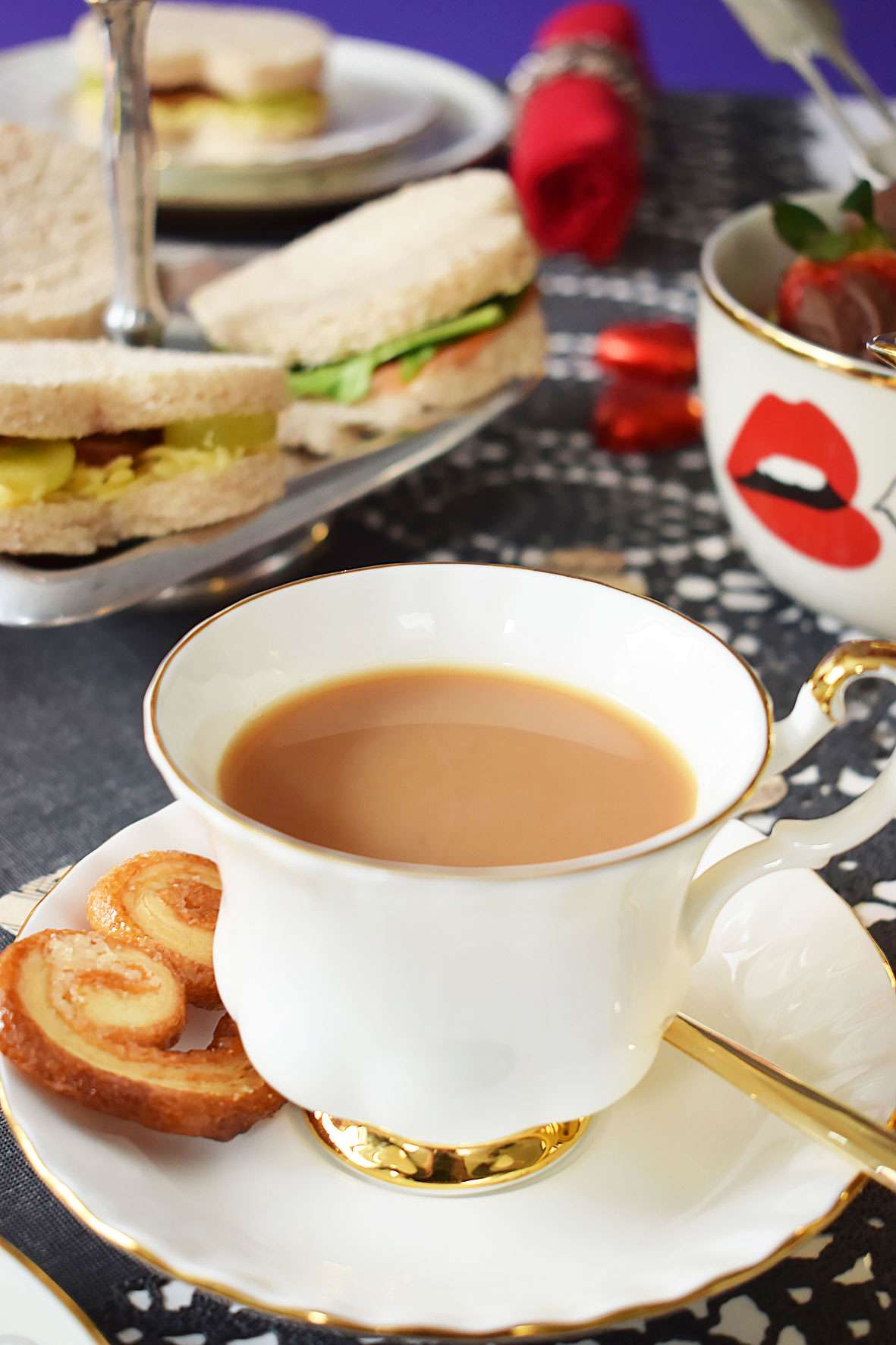 Valentine's Afternoon Tea Glam Table Styling