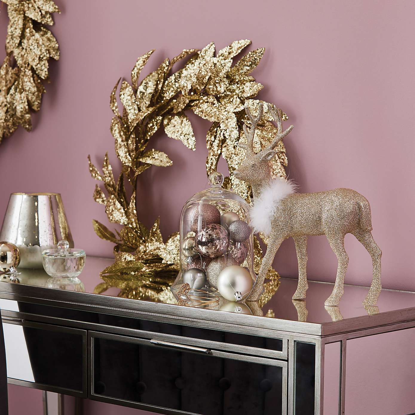 7 Glam Christmas Decor Ideas From Dunelm, Next, & Amazon