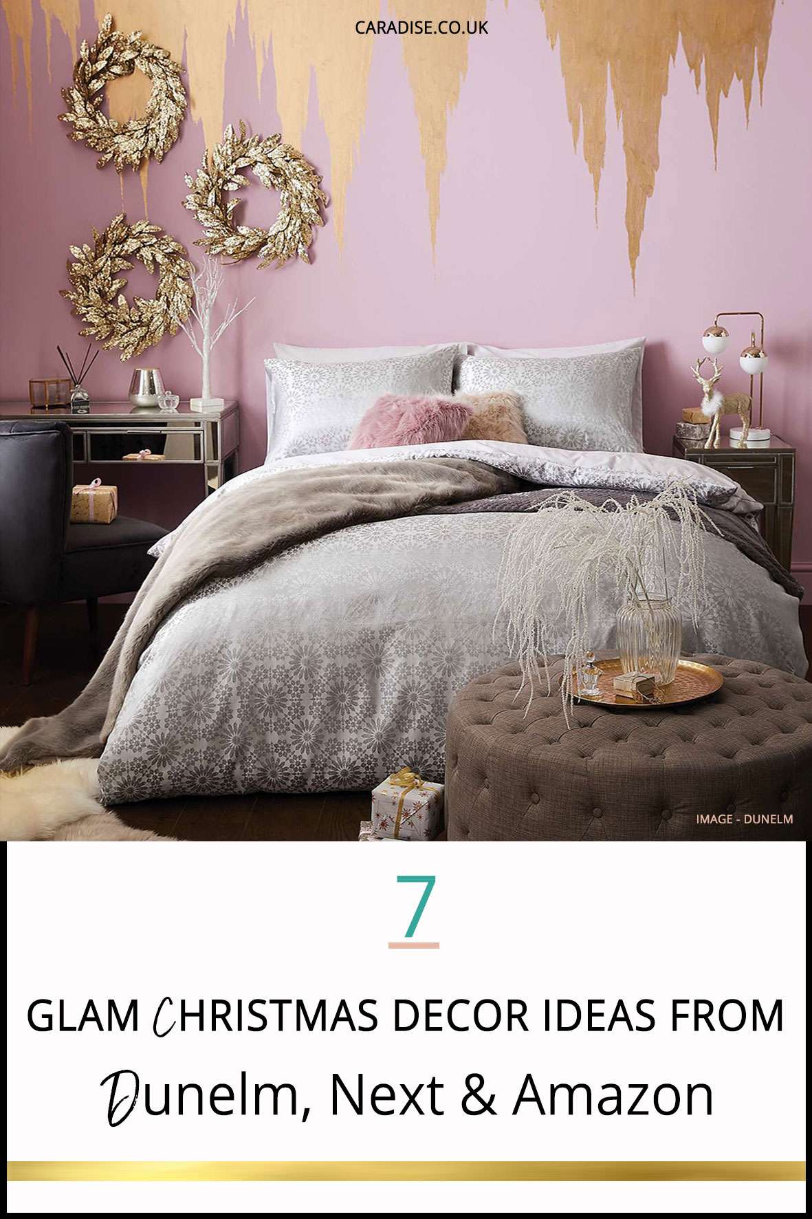 7 Glam Christmas Decor Ideas from Dunelm, Next, & Amazon