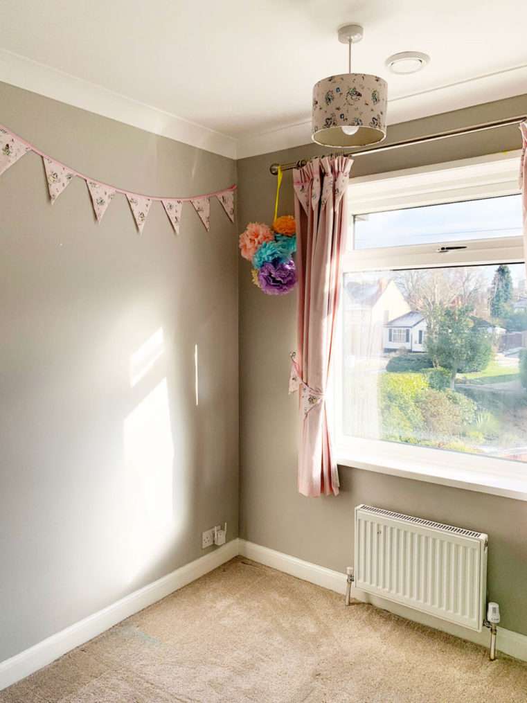 Before shot of girl's bedroom