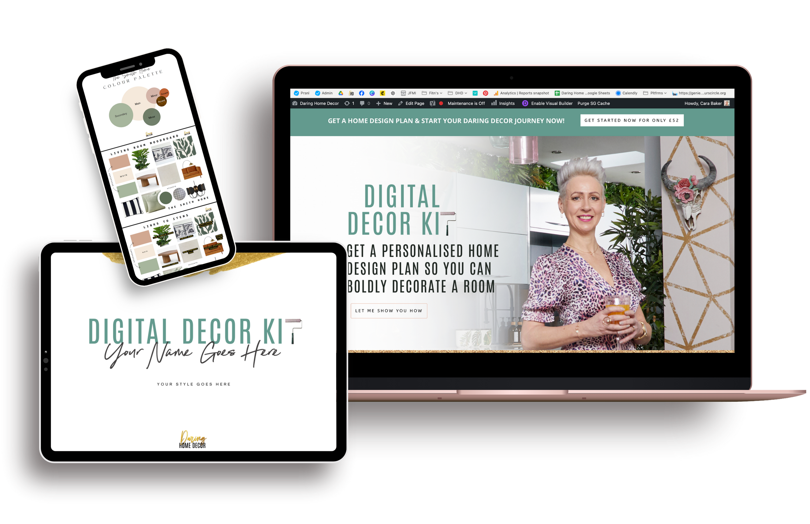 Digital Decor Kit Mock Up Sales Page 2 Digital Decor Kit Mock Up Sales Page 2